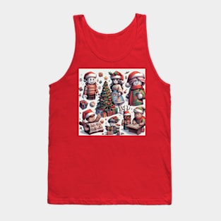 Roblox desing christmas Tank Top